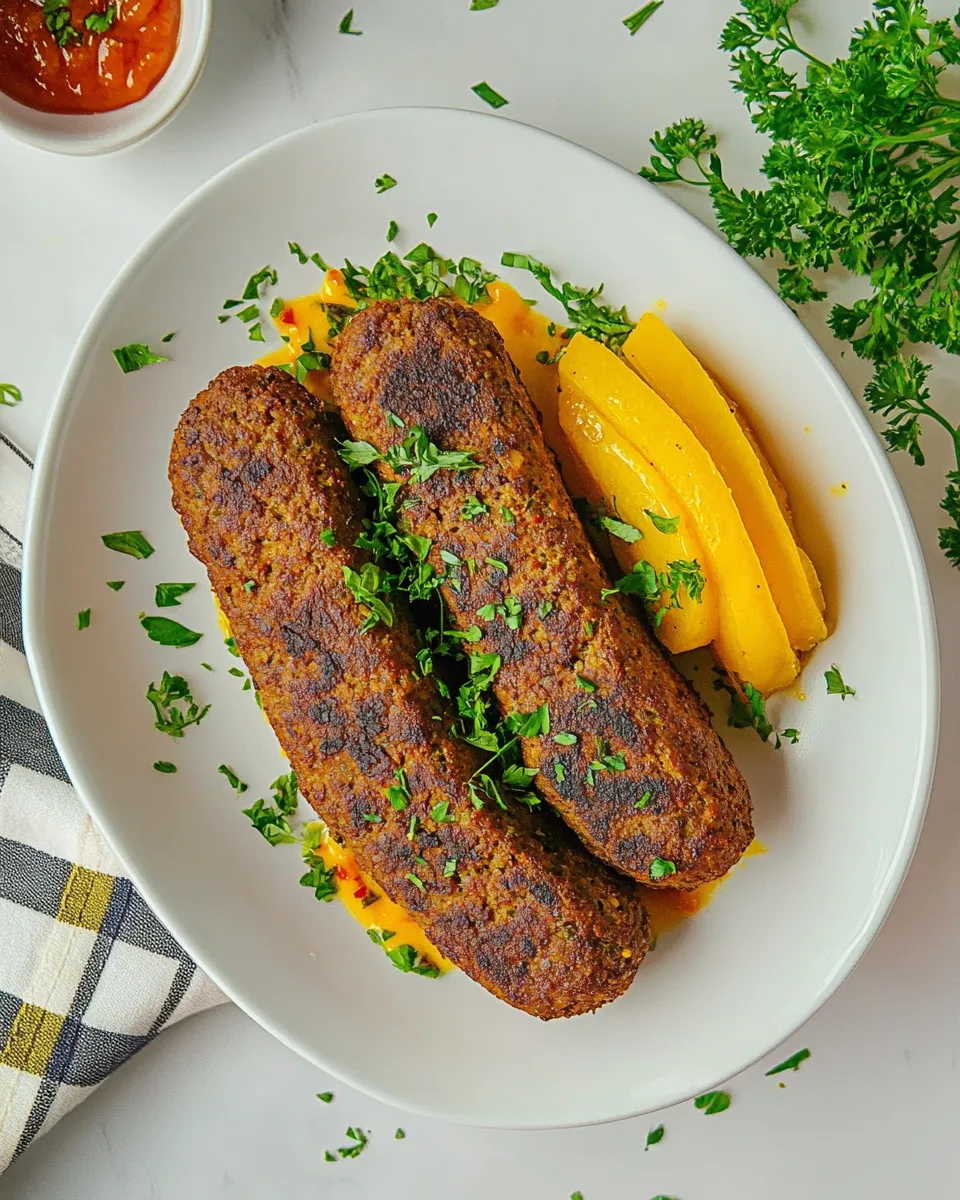 Easy Vegan Breakfast Sausage recipe photo