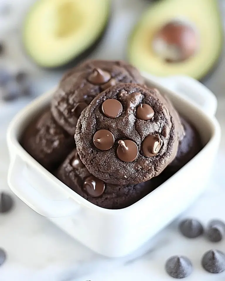 Homemade Vegan Chocolate Avocado Cookies photo