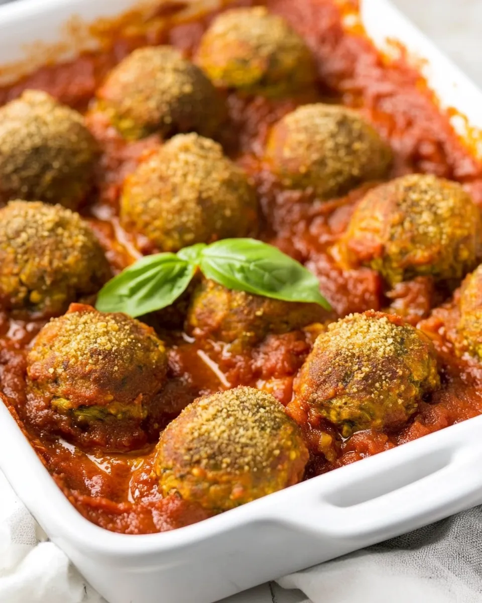 Classic Vegan Eggplant Meatballs image