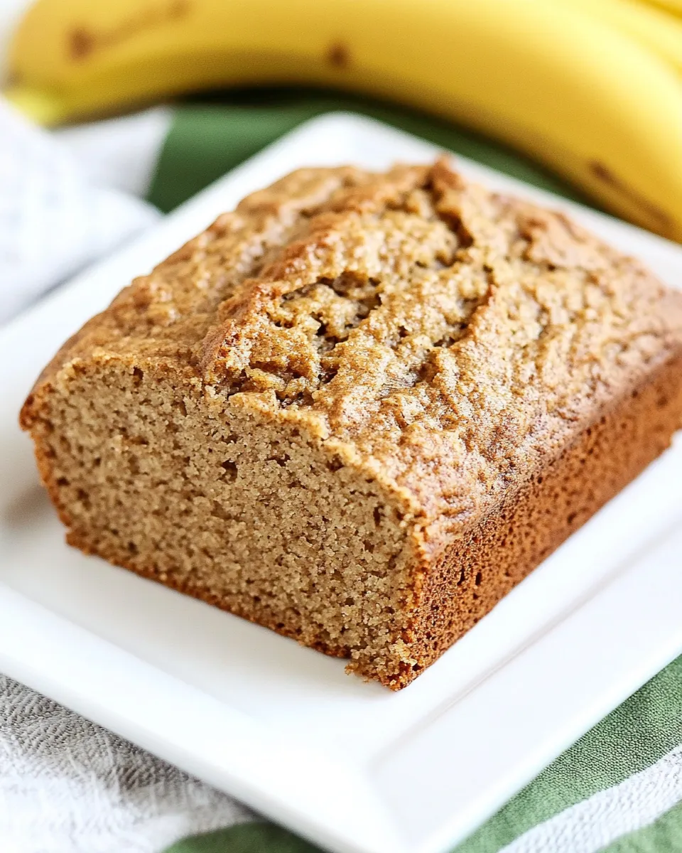 Easy Vegan Sourdough Banana Bread recipe photo
