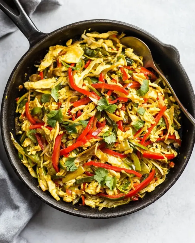 Homemade Vegetable Egg Roll Skillet photo