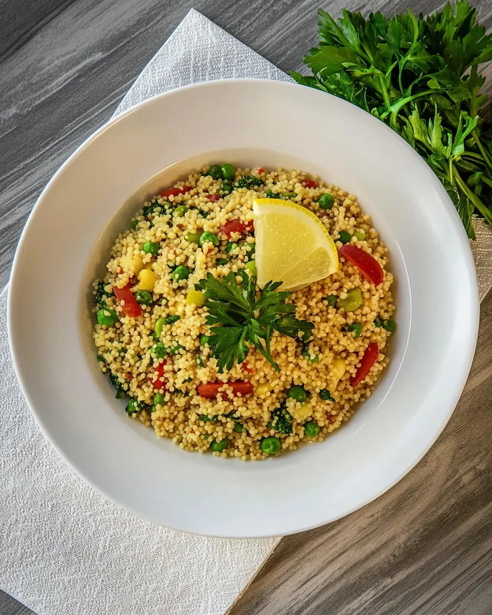 Easy Vegetarian Couscous recipe photo