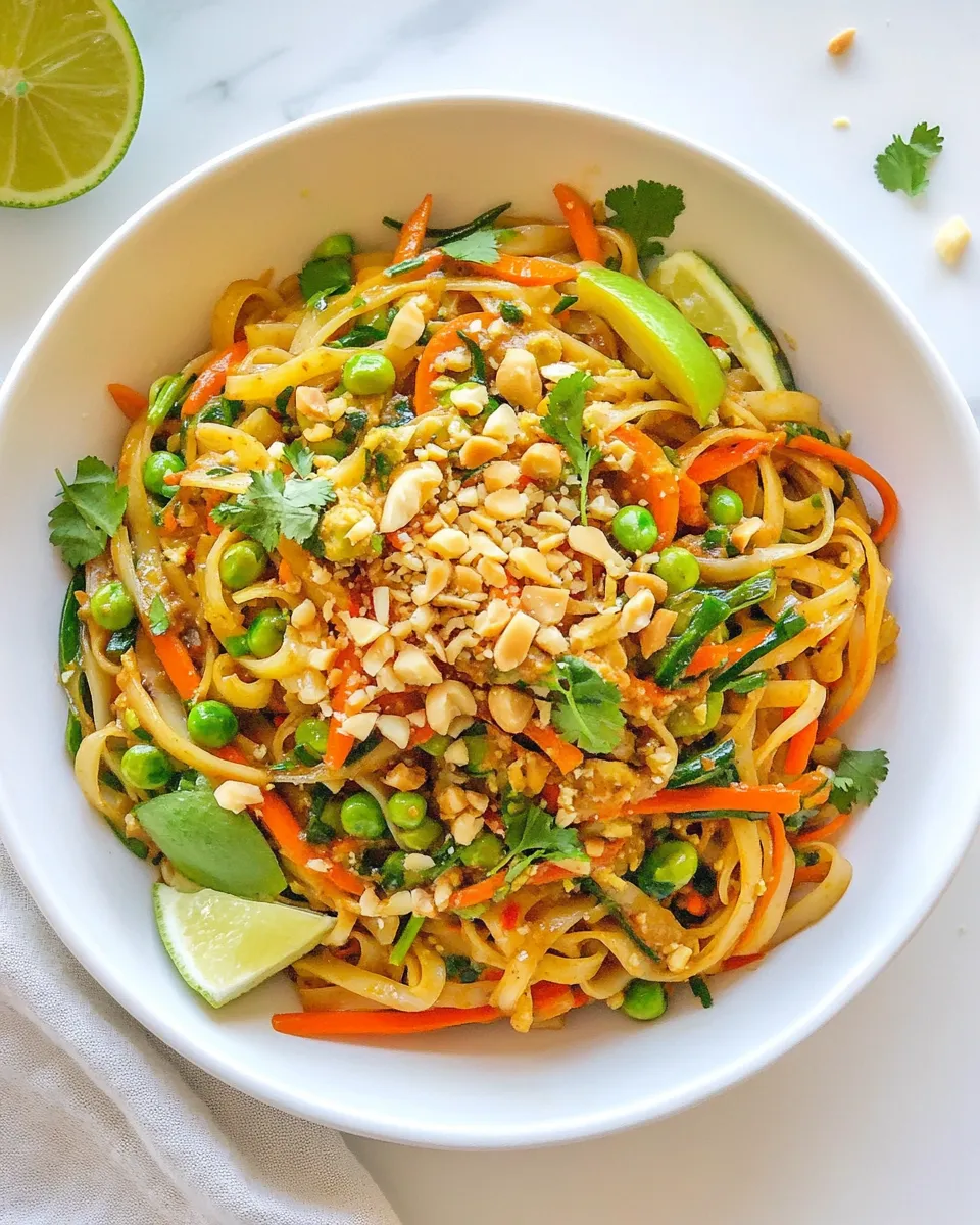 Easy Vegetarian Pad Thai recipe photo