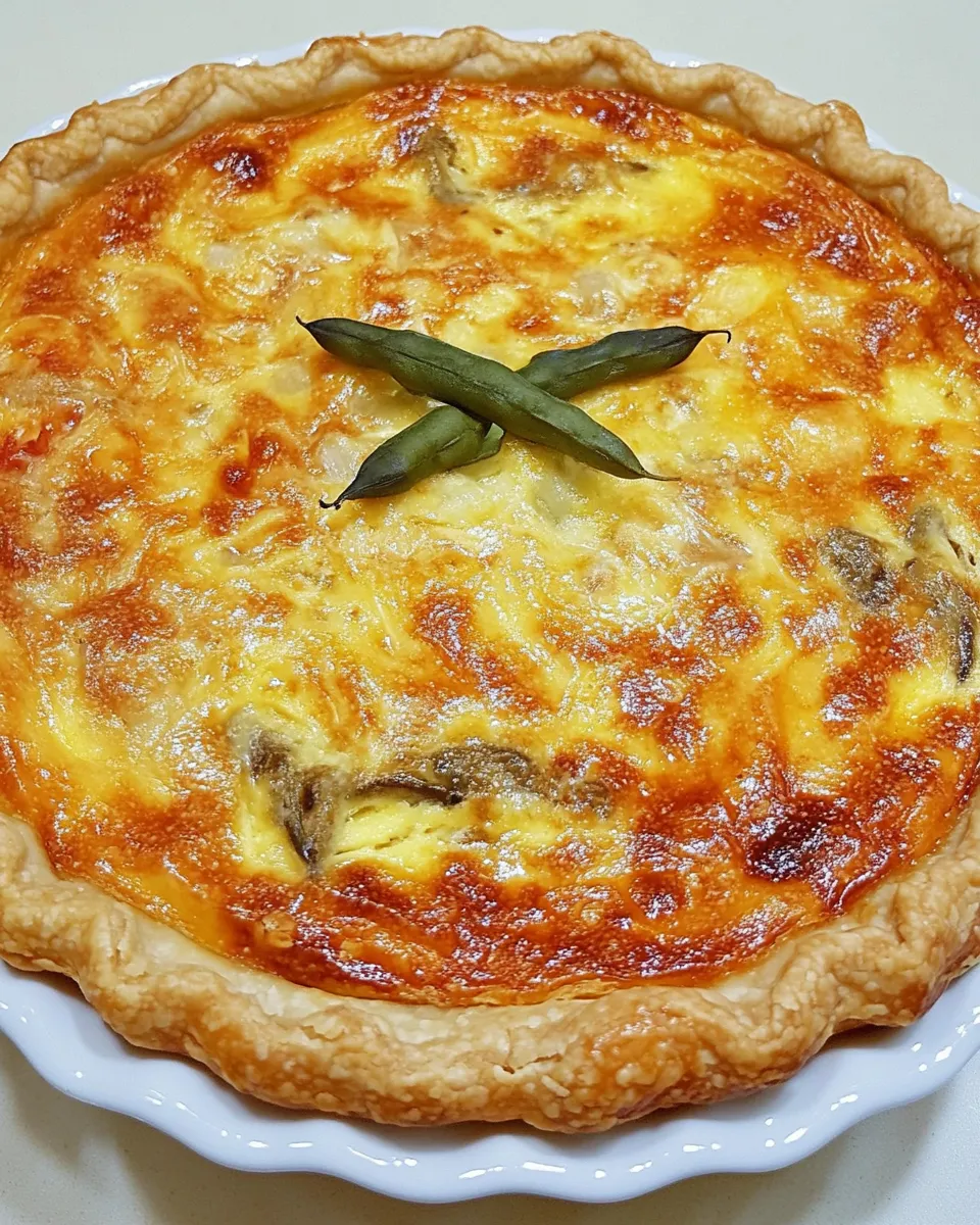 Homemade Vegetarian Quiche photo