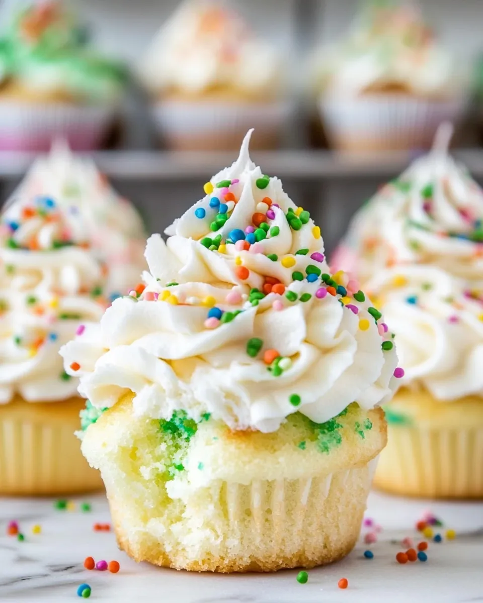 Homemade Watergate Cupcakes photo