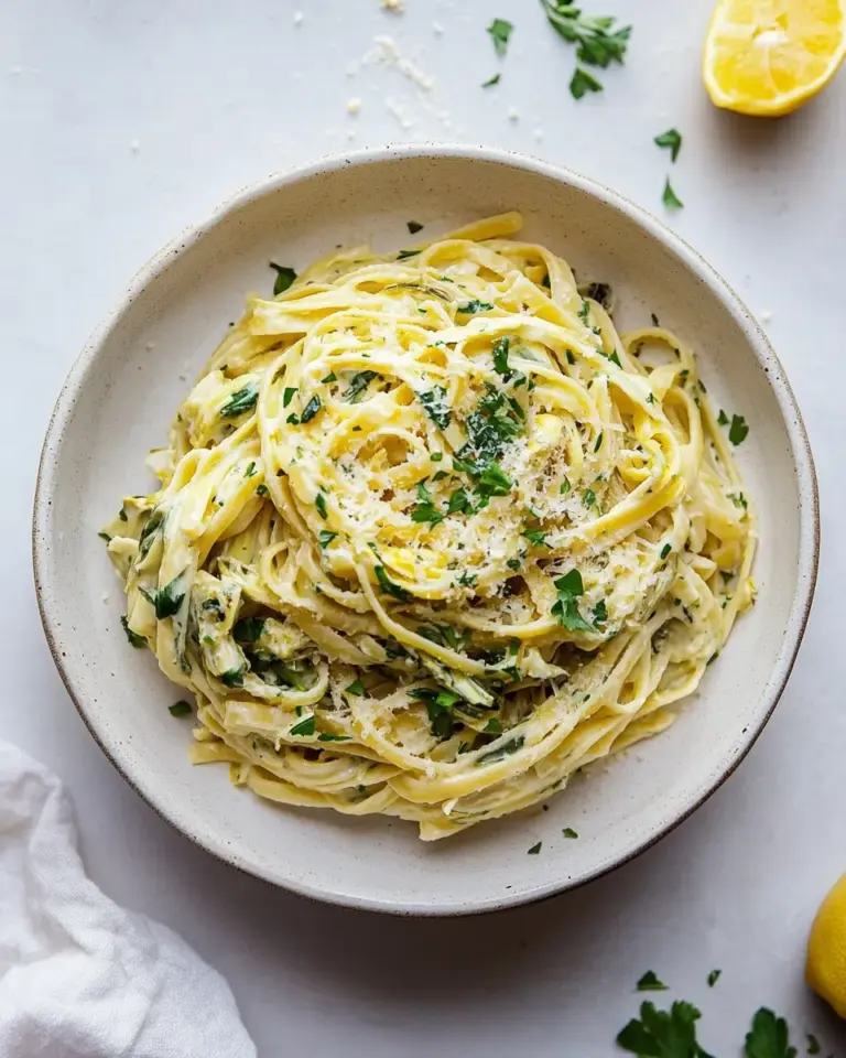 Easy Weeknight Pasta with Artichoke Sauce. photo