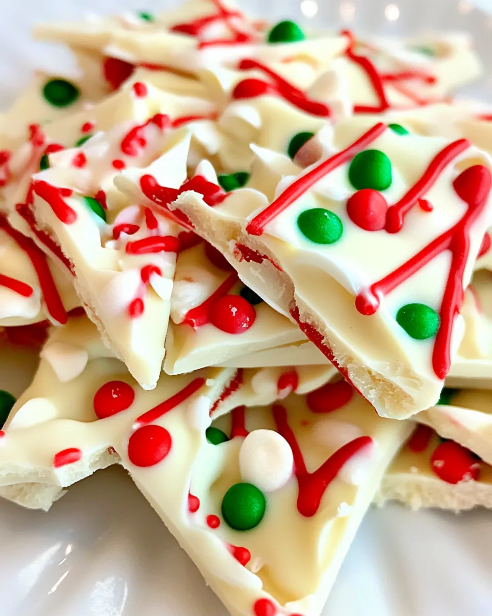 Classic White Chocolate Bark image