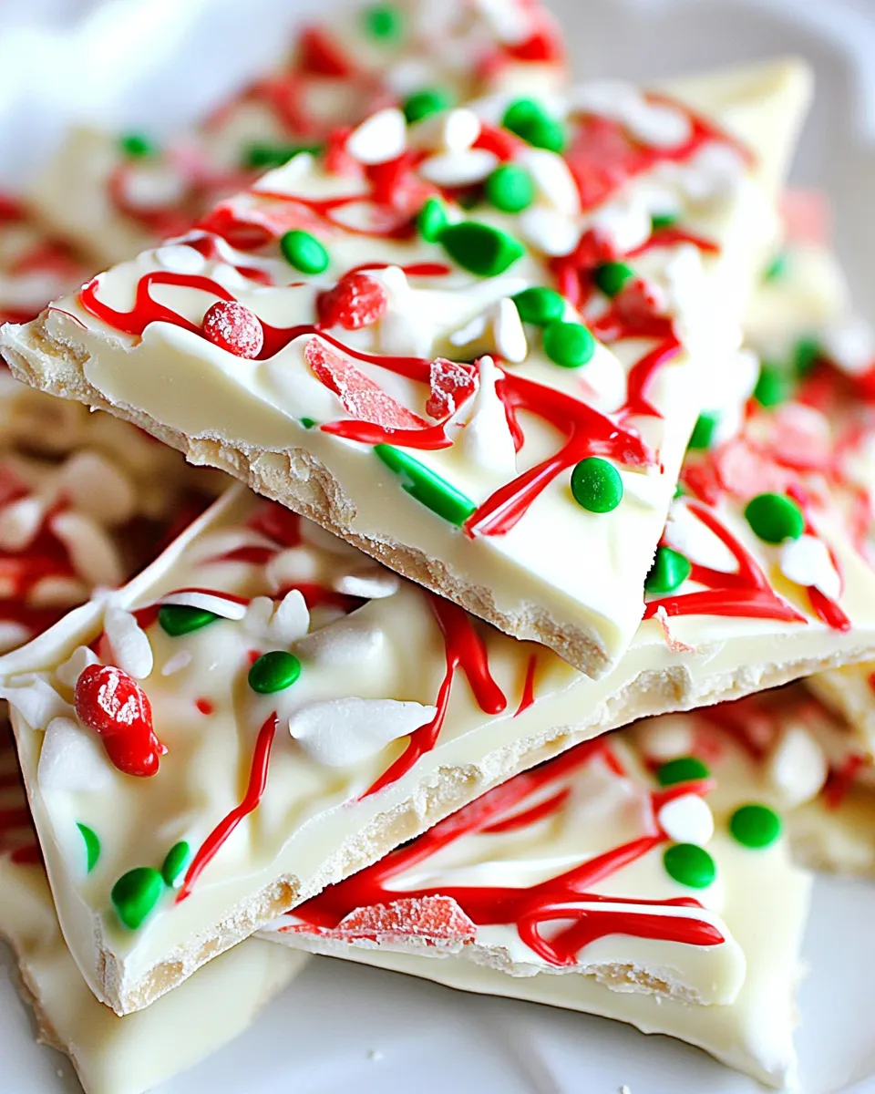 Easy White Chocolate Bark recipe photo