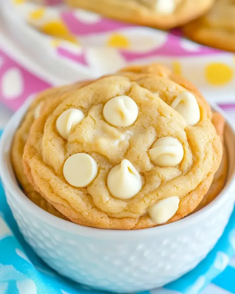 Homemade White Chocolate Chip Cookies photo