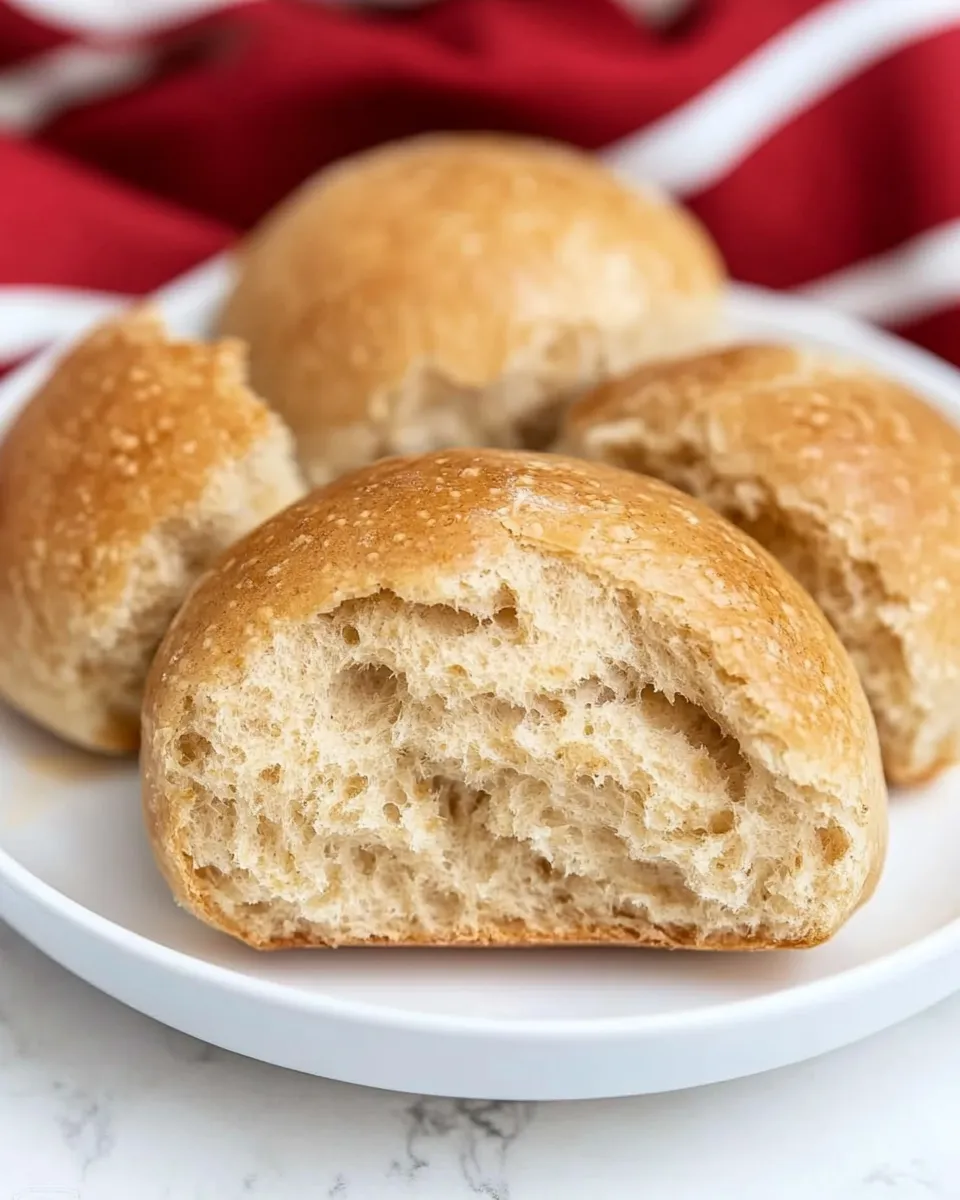 Delicious Whole Wheat Dinner Rolls shot