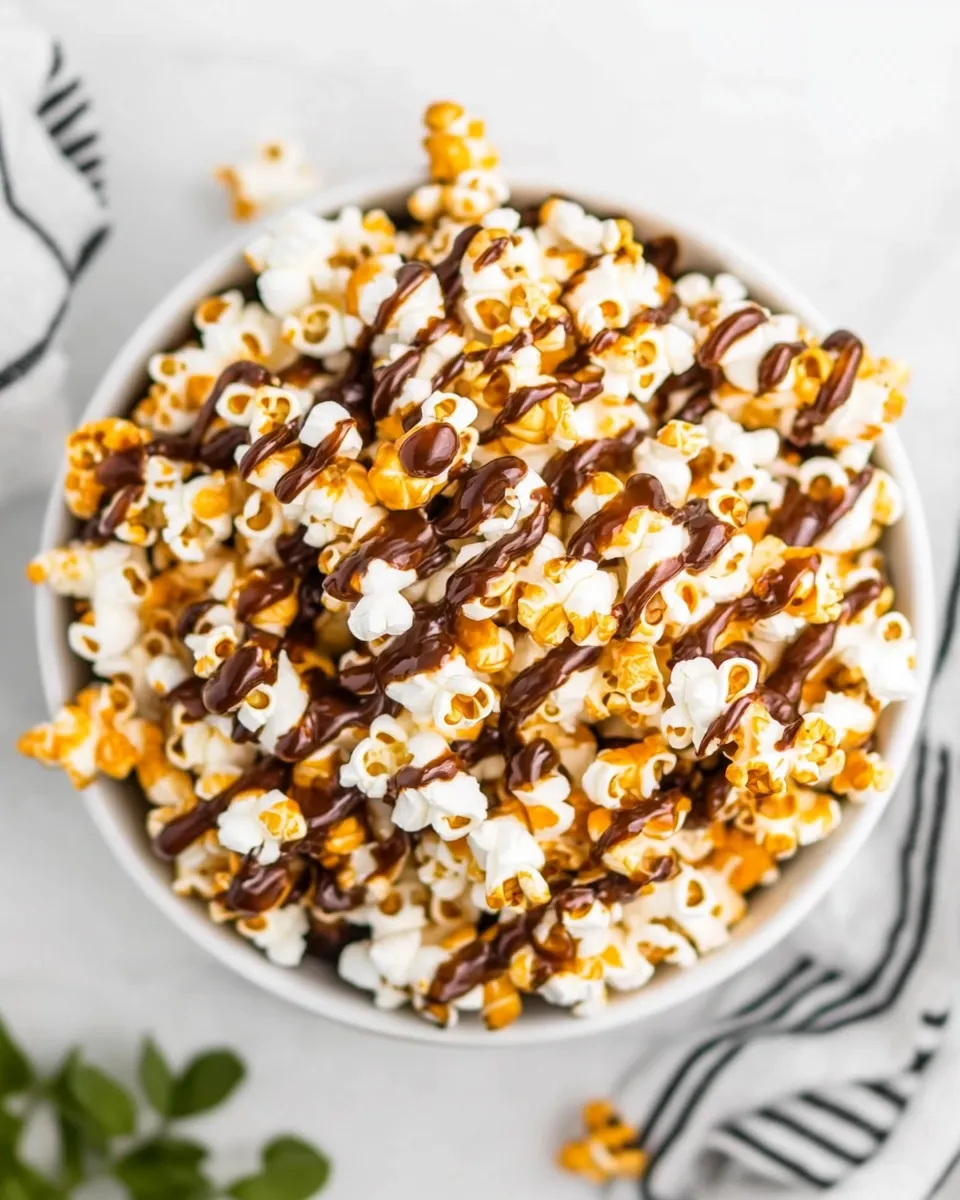 Easy Zebra Popcorn recipe photo