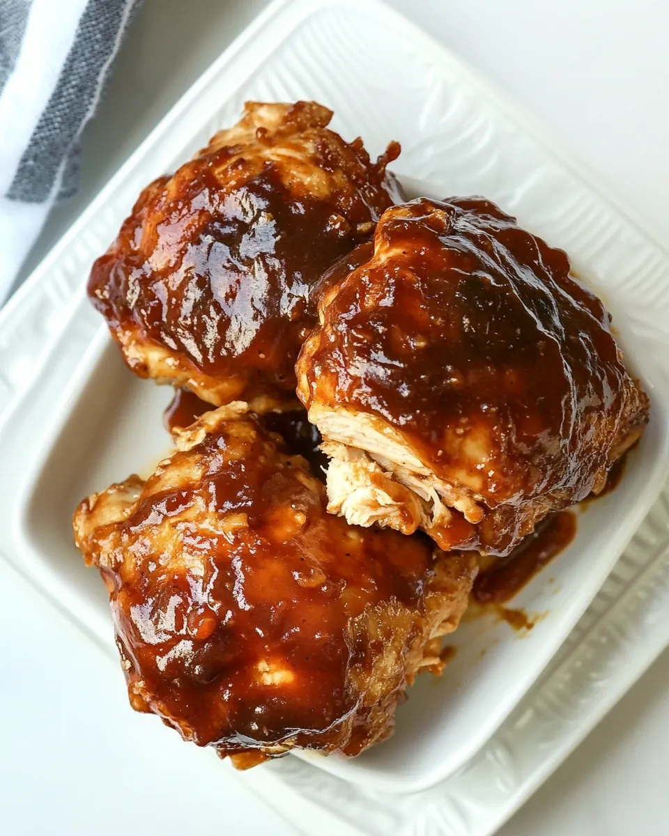 Delicious Zesty Crockpot BBQ Chicken image