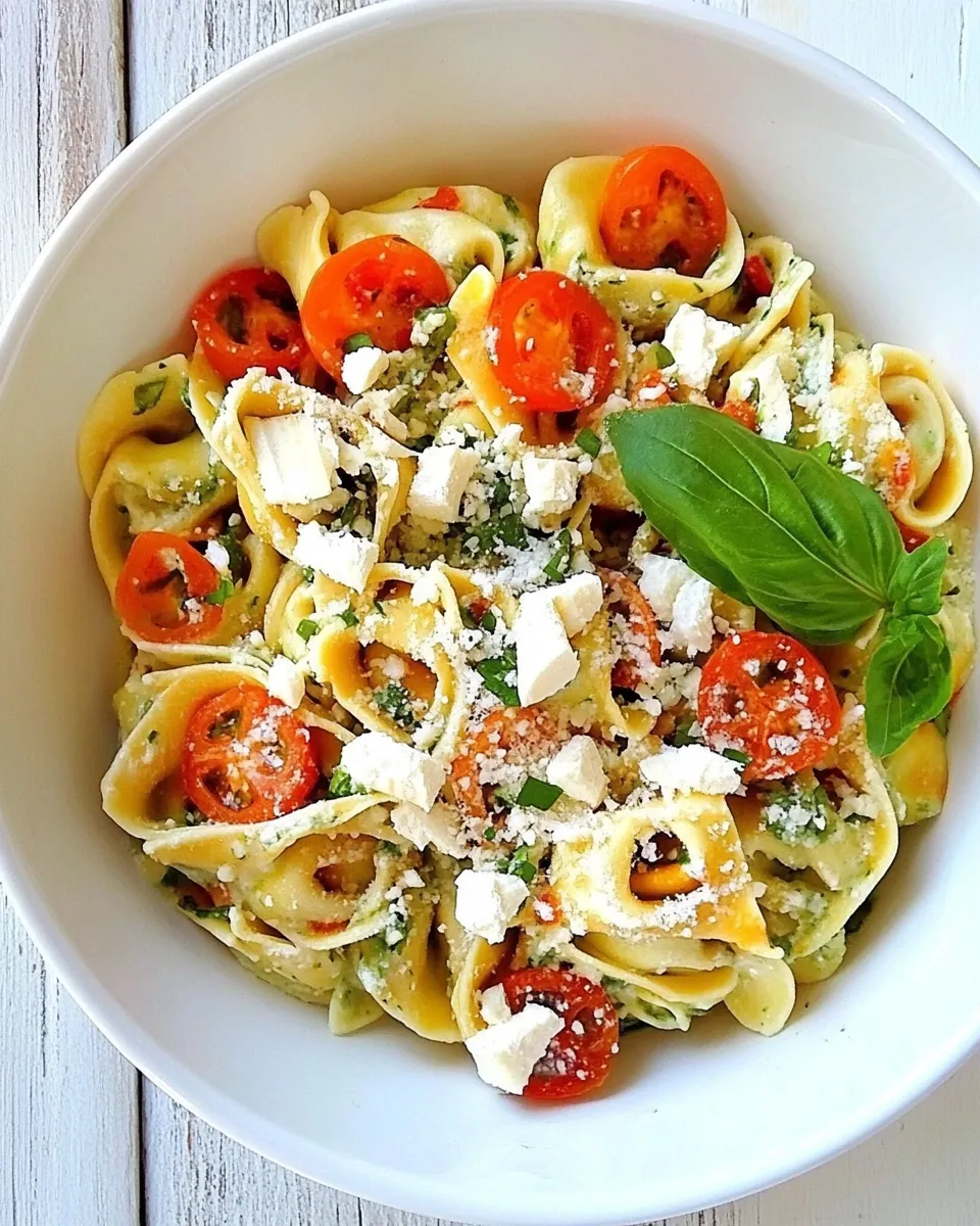 Homemade 10 Minute Greek Cheese Tortellini photo