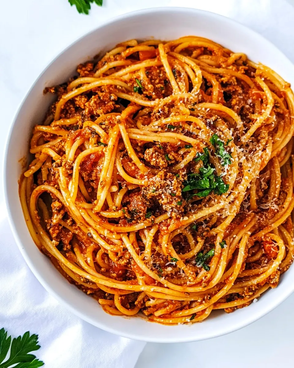 Classic 10 Minute Instant Pot Spaghetti image