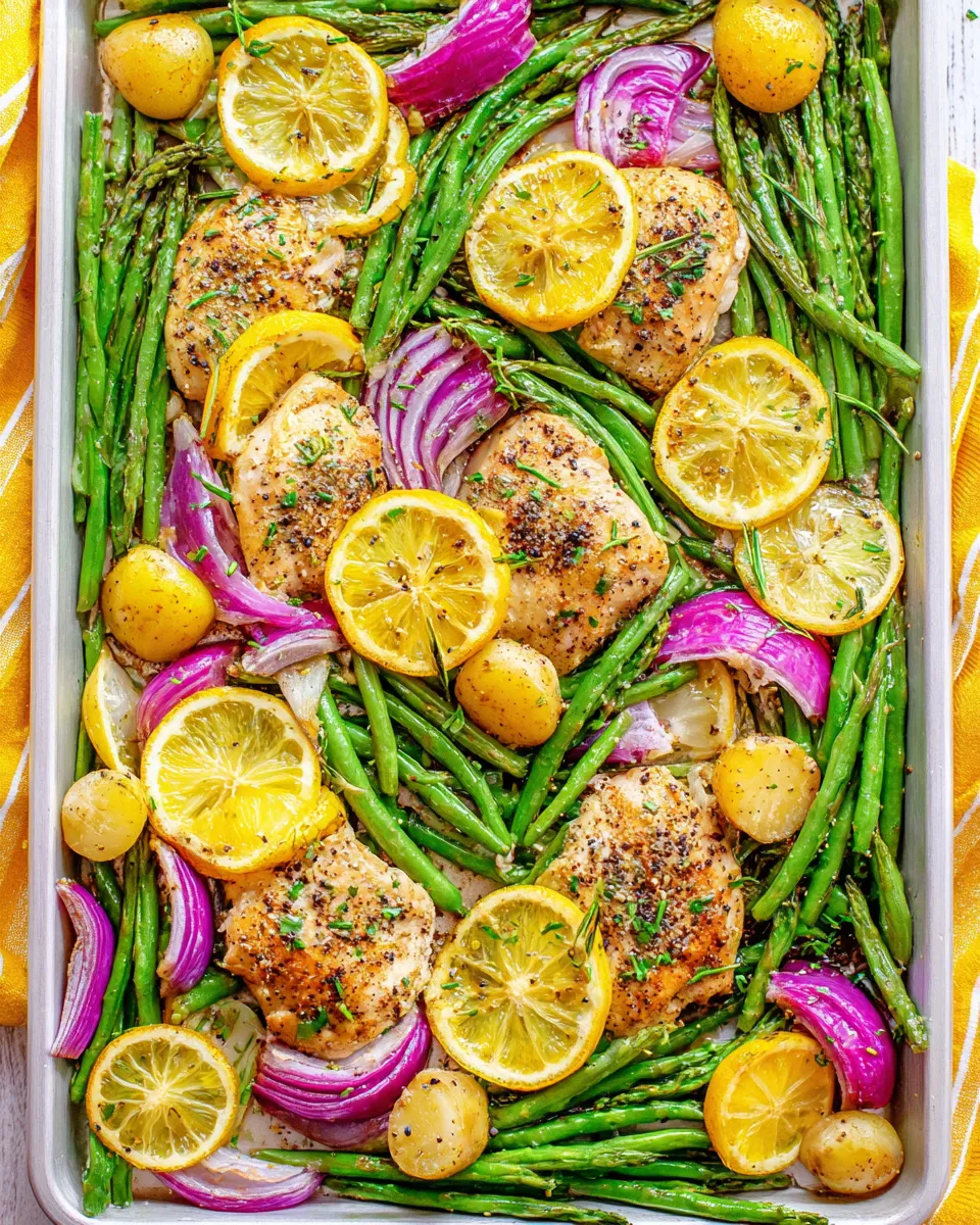 Easy 15-Minute Sheet Pan Lemon Pepper Chicken recipe photo