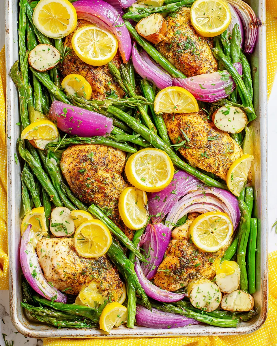 Delicious 15-Minute Sheet Pan Lemon Pepper Chicken dish photo