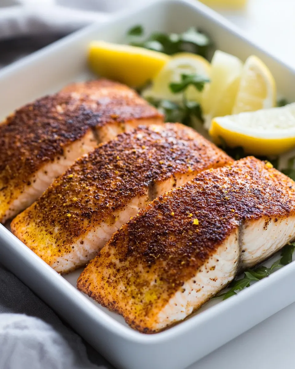 classic 15 minute Crunchy Lemon Almond Crusted Salmon image