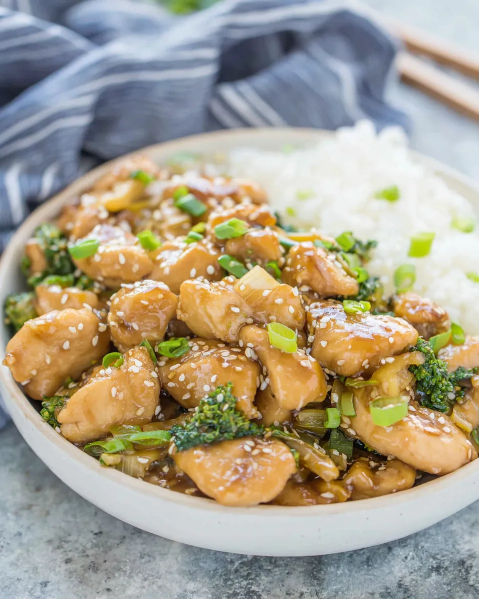 Delicious 30-Minute Mongolian Chicken (Paleo) recipe image