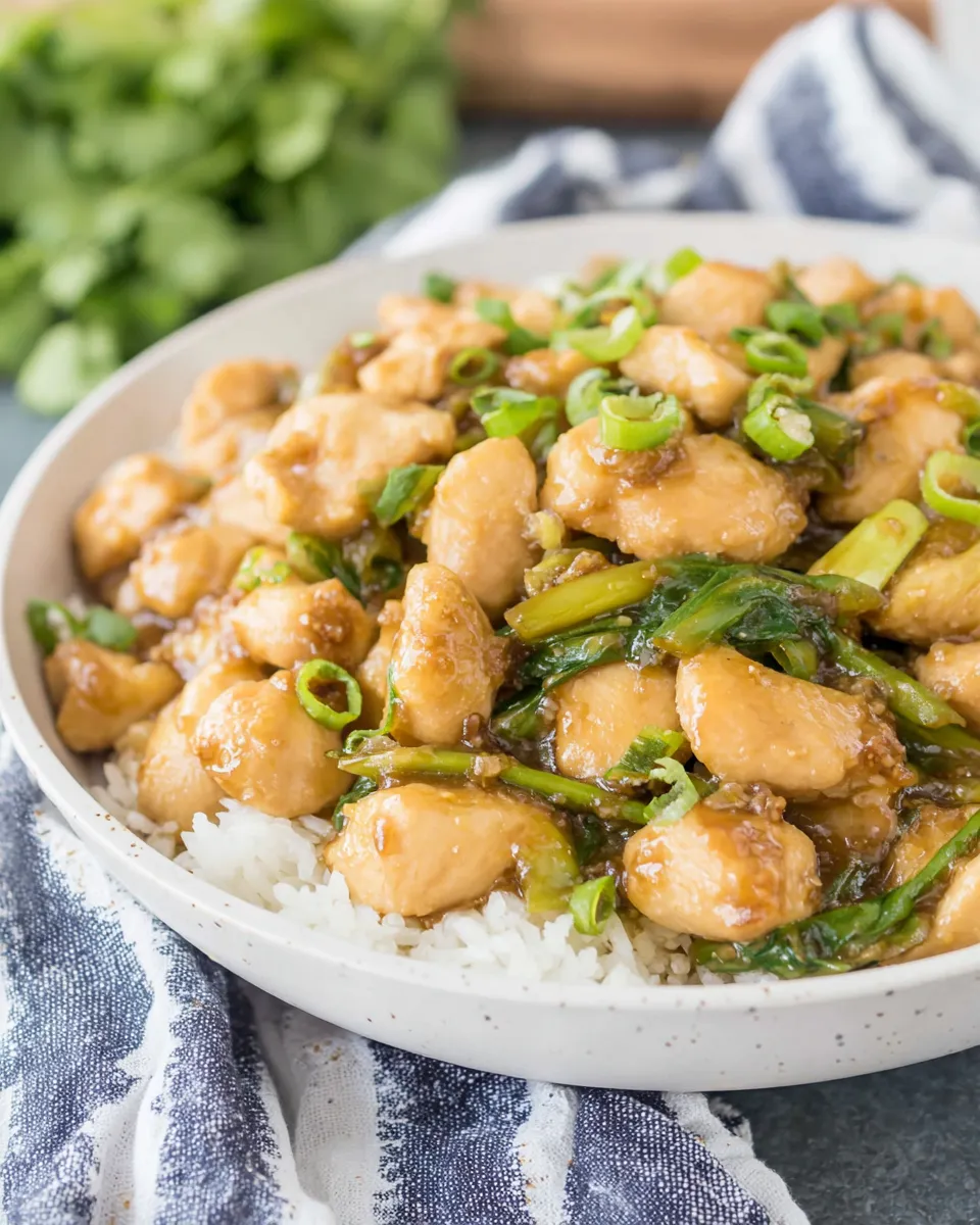 Quick 30-Minute Mongolian Chicken (Paleo) food shot