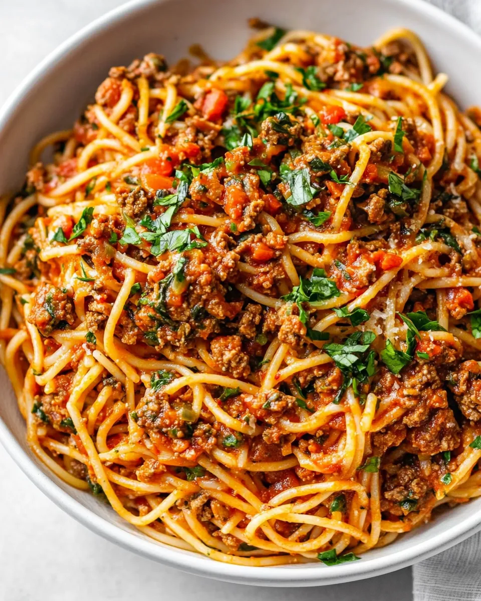 easy 30 Minute Taco Spaghetti picture