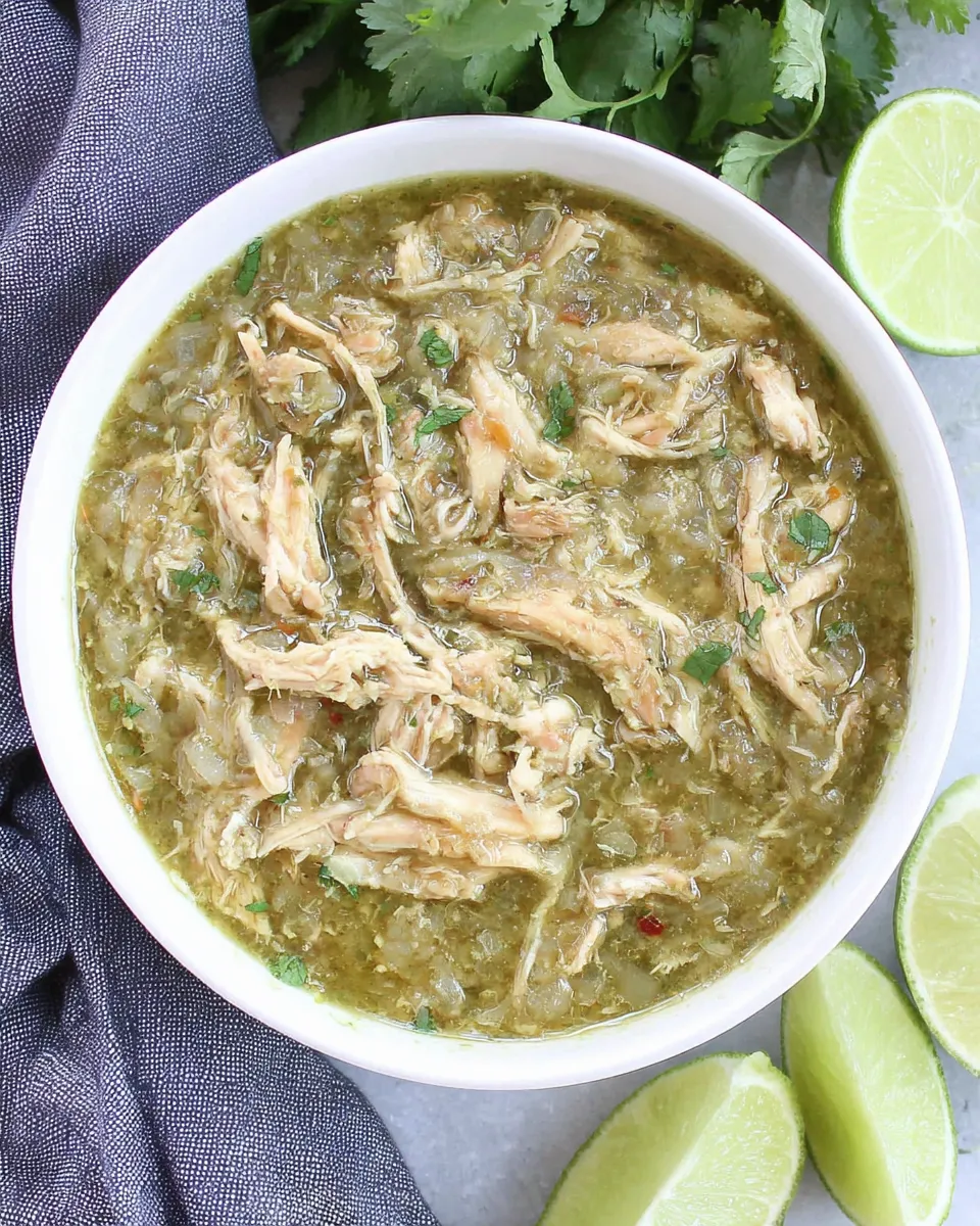 Classic 4-Ingredient Instant Pot Chicken Chile Verde image