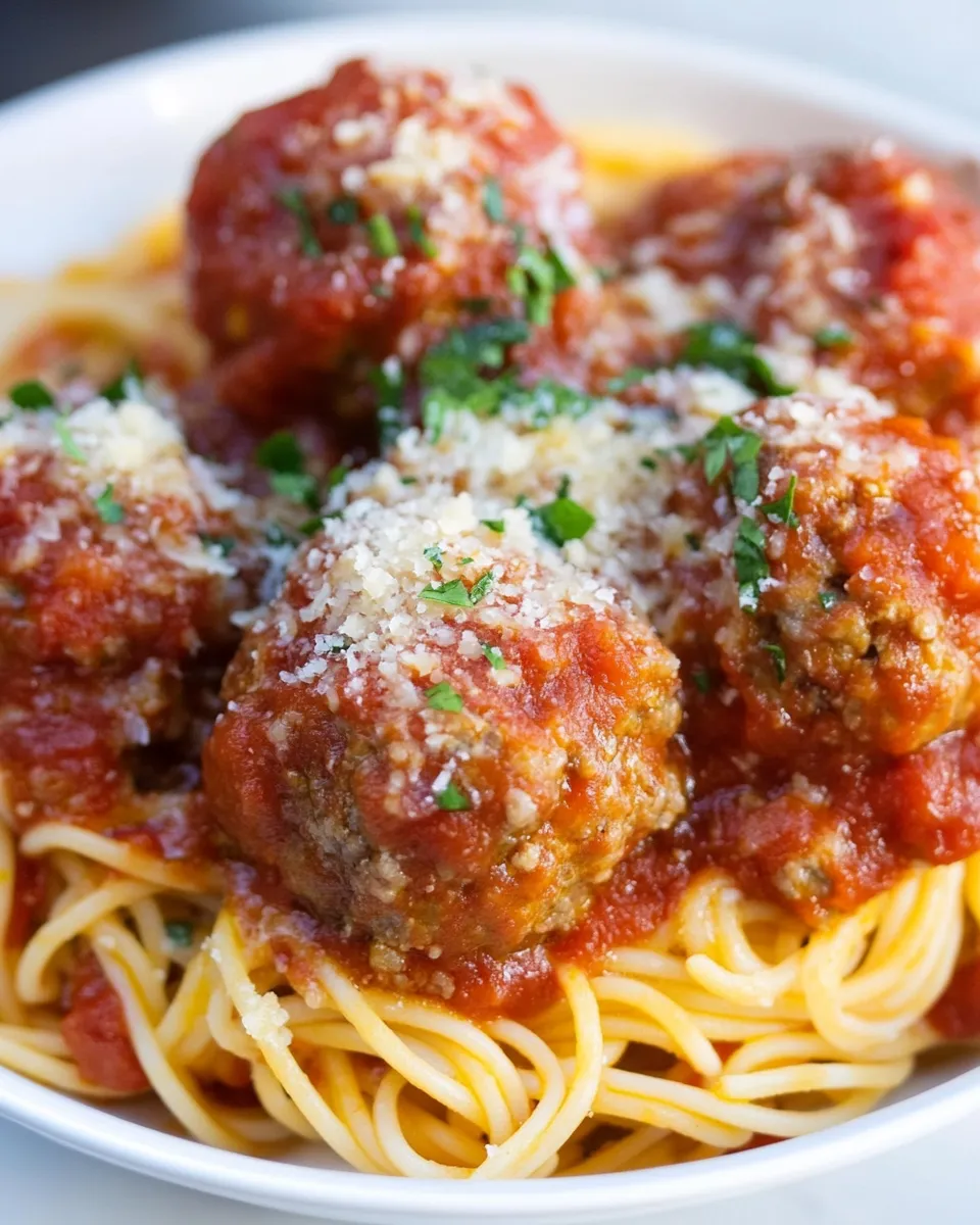 Classic 45 Minute Spaghetti and Meatballs Recipe image