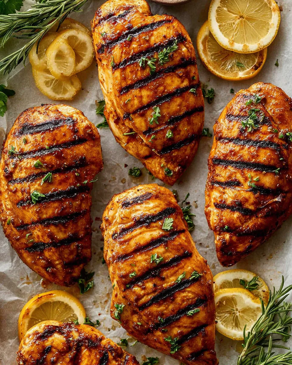 Quick 4 Ingredient Chicken Marinade food shot