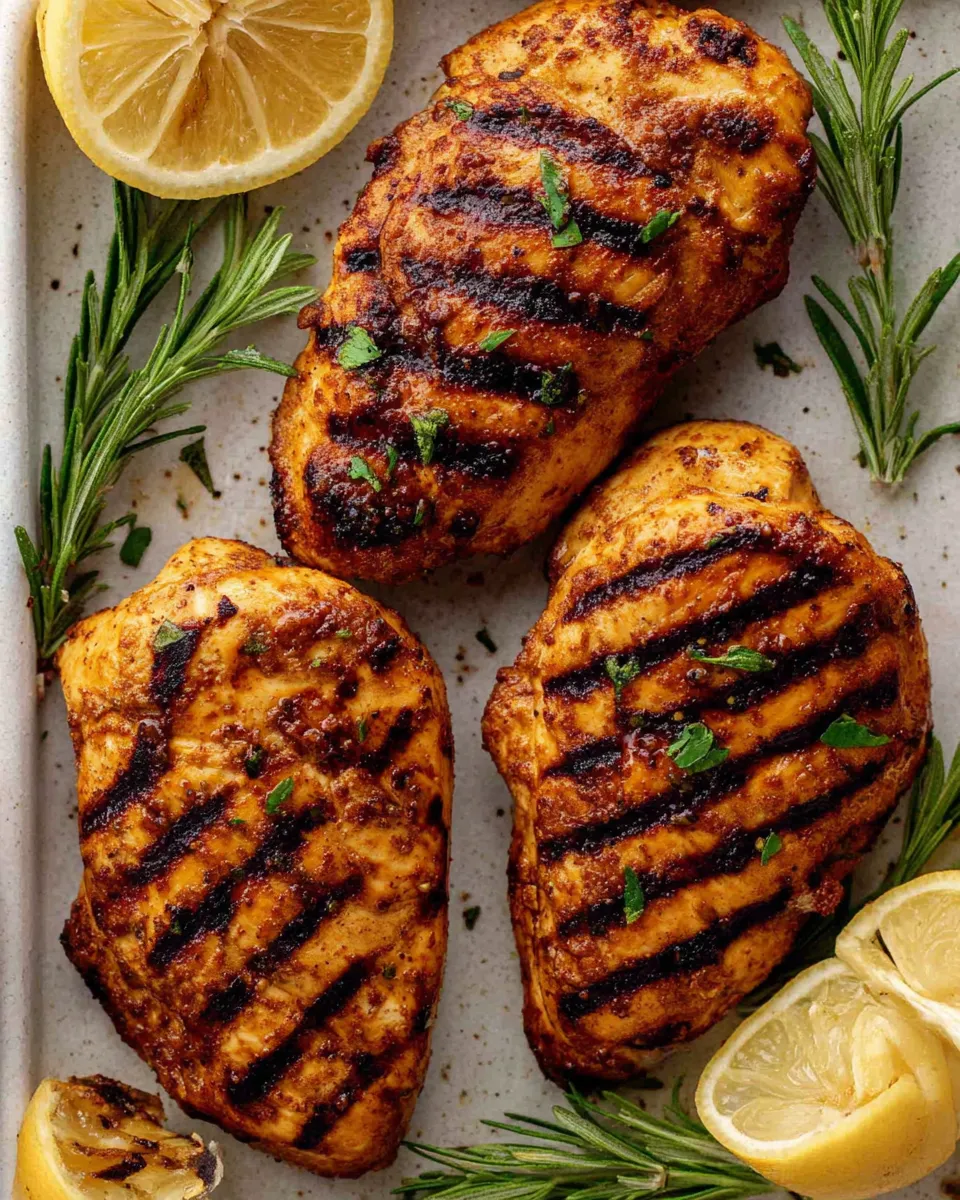 Easy 4 Ingredient Chicken Marinade plate image