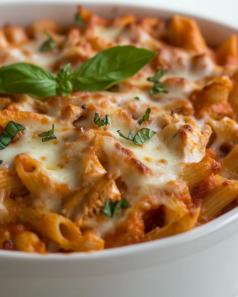 Homemade 4 Ingredient Chicken Pasta Casserole photo