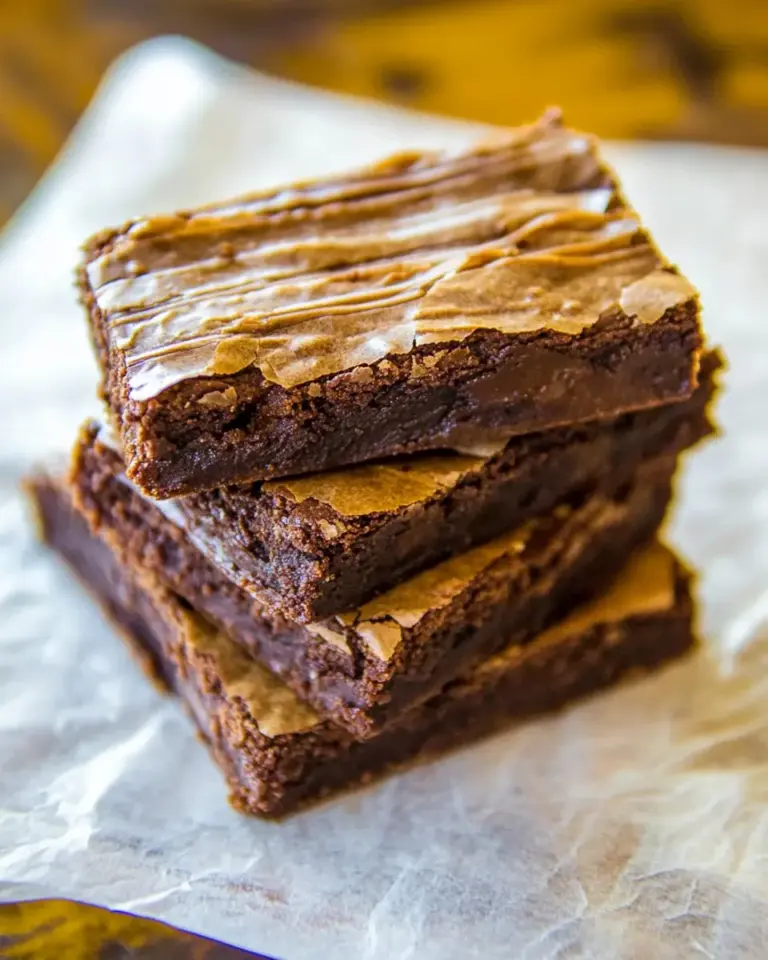 Homemade 4 Ingredient Fudge Protein Brownies (Vegan, Gluten-free, Paleo) photo
