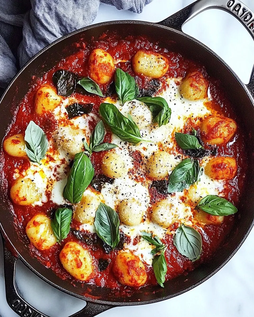 delicious 5-Ingredient Skillet Gnocchi shot