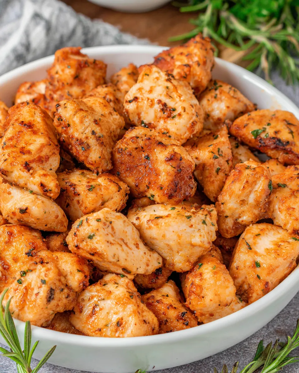Easy Air-Fryer Chicken Bites recipe photo