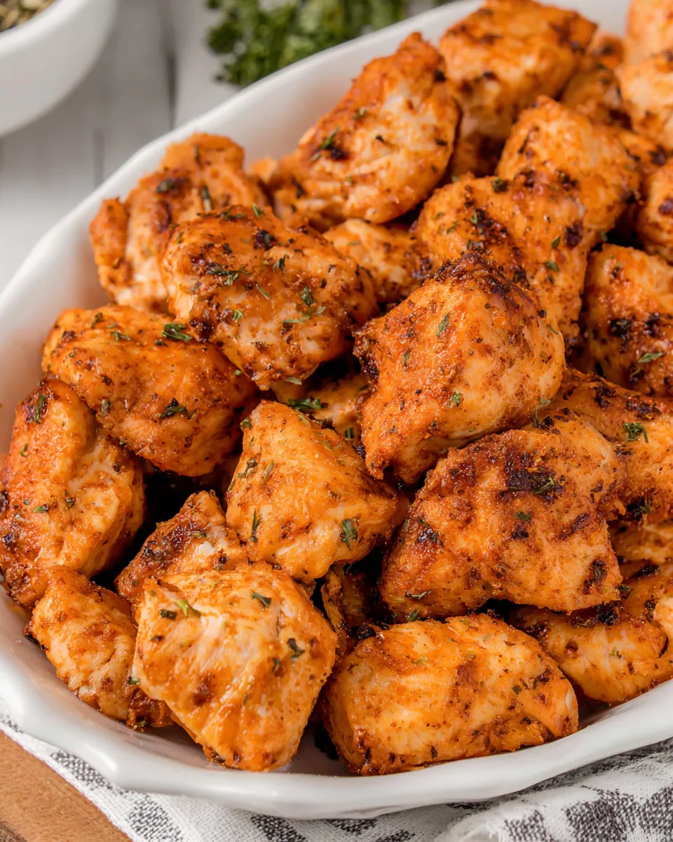 Delicious Air-Fryer Chicken Bites dish photo