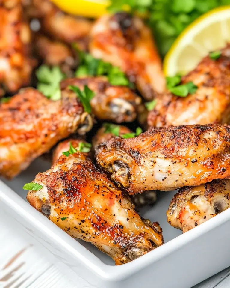 homemade Air-Fryer Lemon-Pepper Chicken Wings photo