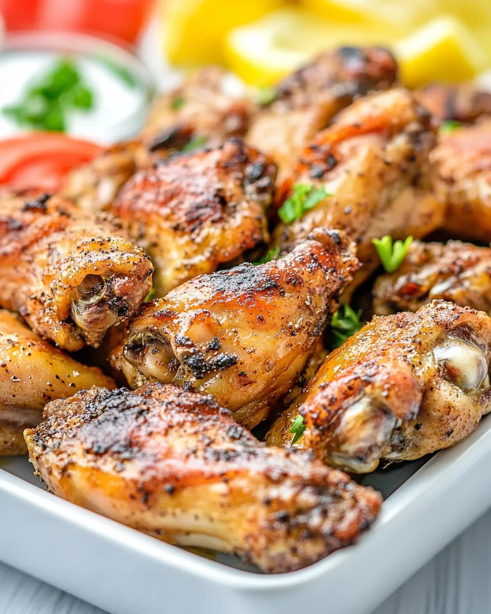 classic Air-Fryer Lemon-Pepper Chicken Wings image