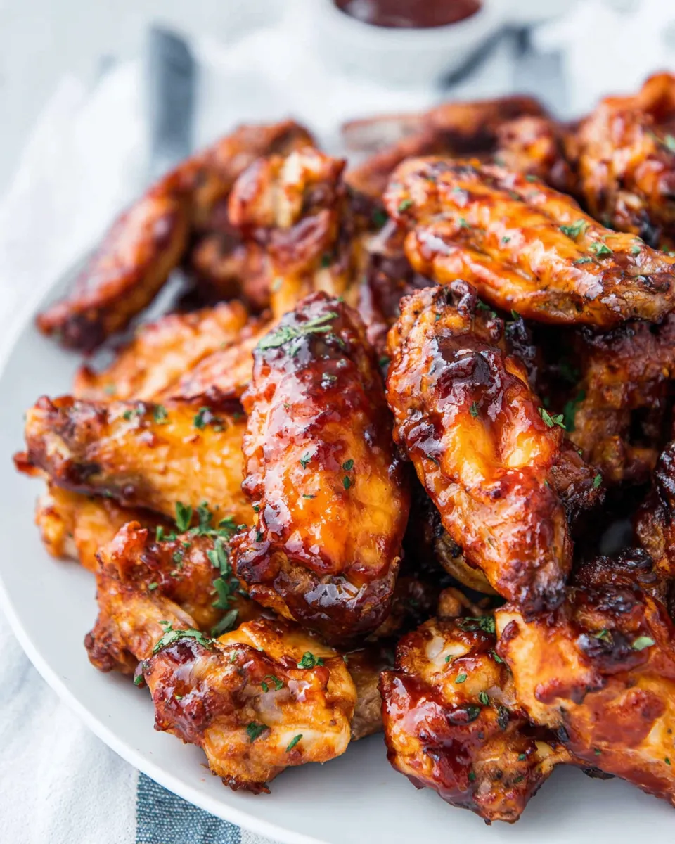 Delicious Air Fried Chicken Wings dish photo
