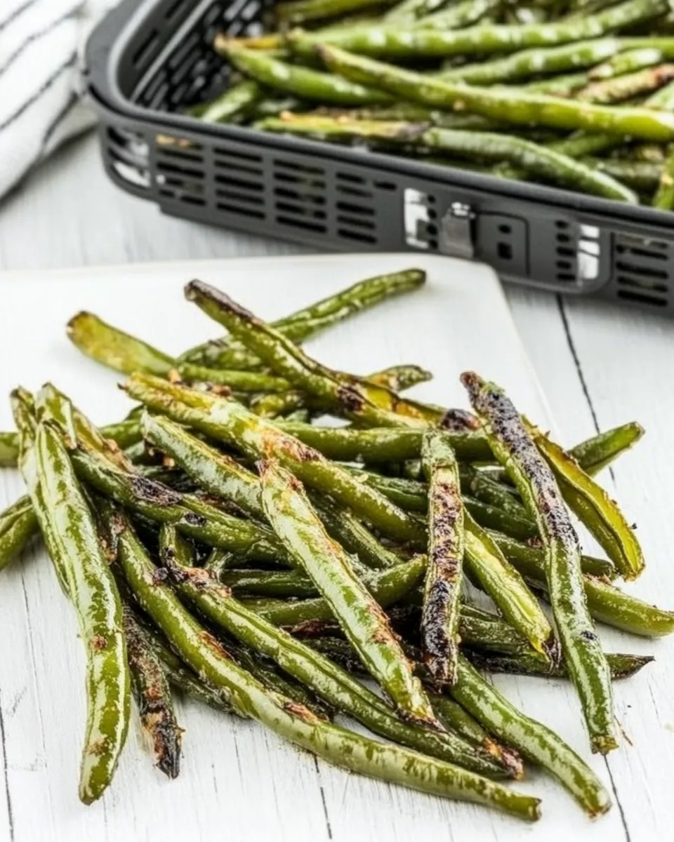 Homemade Air Fryer Asian Green Beans photo