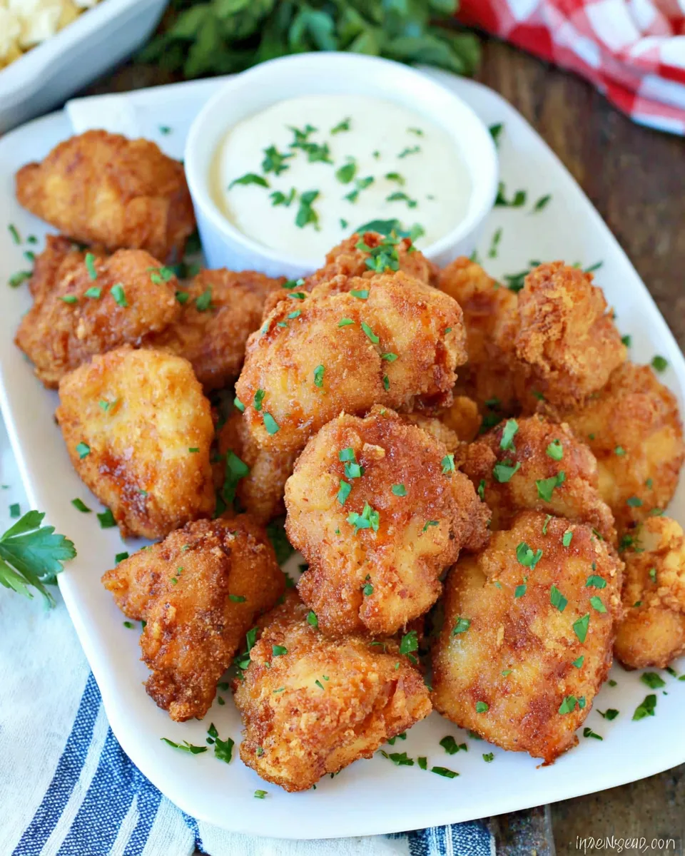 Easy Air Fryer Buffalo Chicken food shot