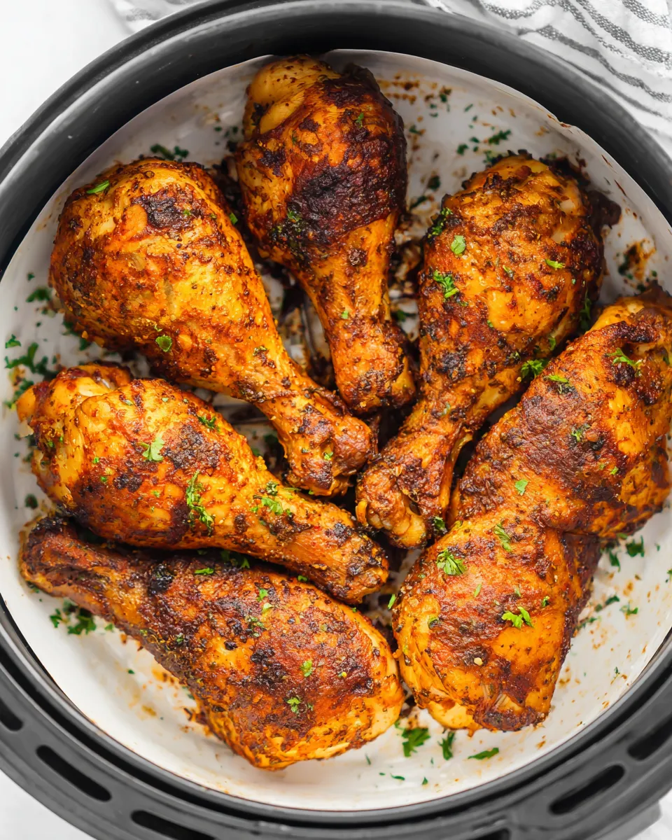 Classic Air Fryer Chicken Legs dish photo