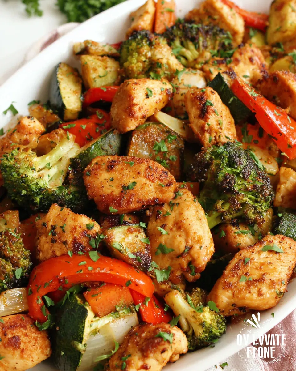 Easy Air Fryer Chicken and Veggies recipe photo