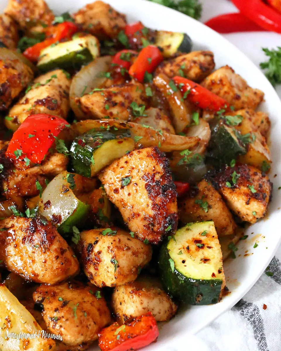 Delicious Air Fryer Chicken and Veggies dish photo