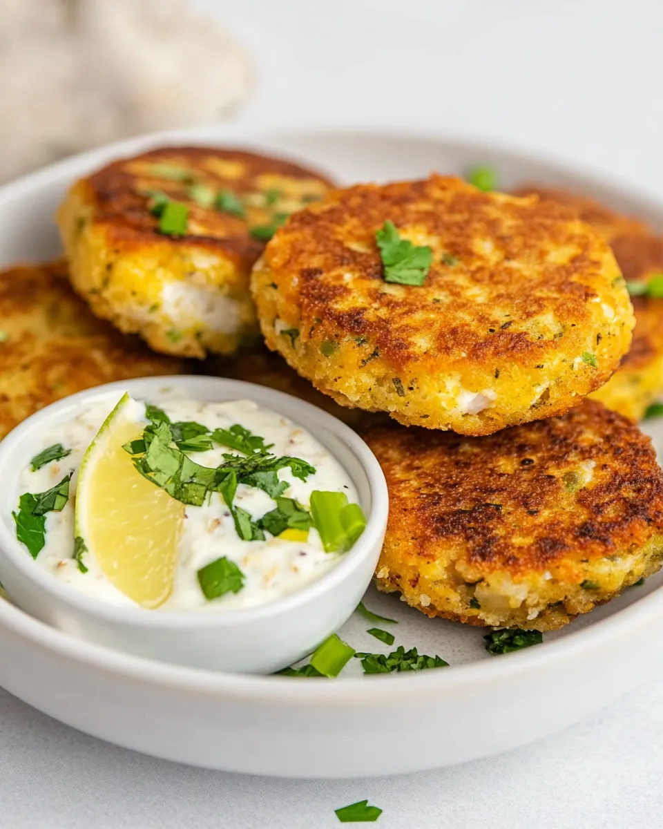 Easy Air Fryer Cod Fish Cakes recipe photo
