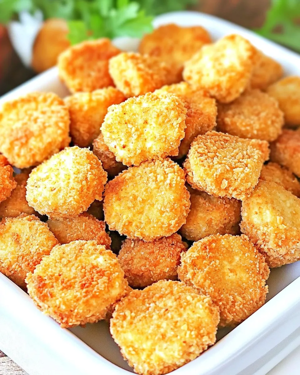 Delicious Air Fryer Frozen Chicken Nuggets plate image