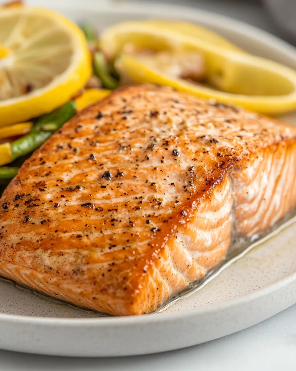 Classic Air Fryer Frozen Salmon Fillet With Skin image
