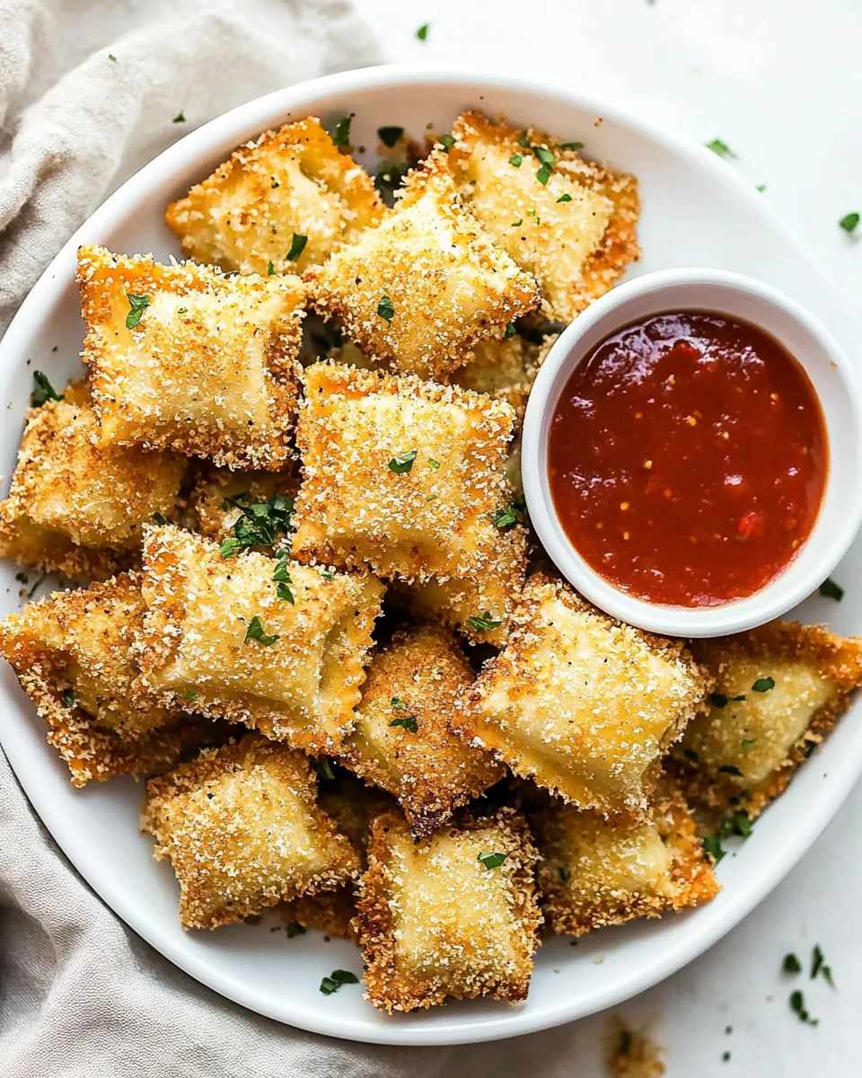 Homemade Air Fryer Toasted Ravioli photo