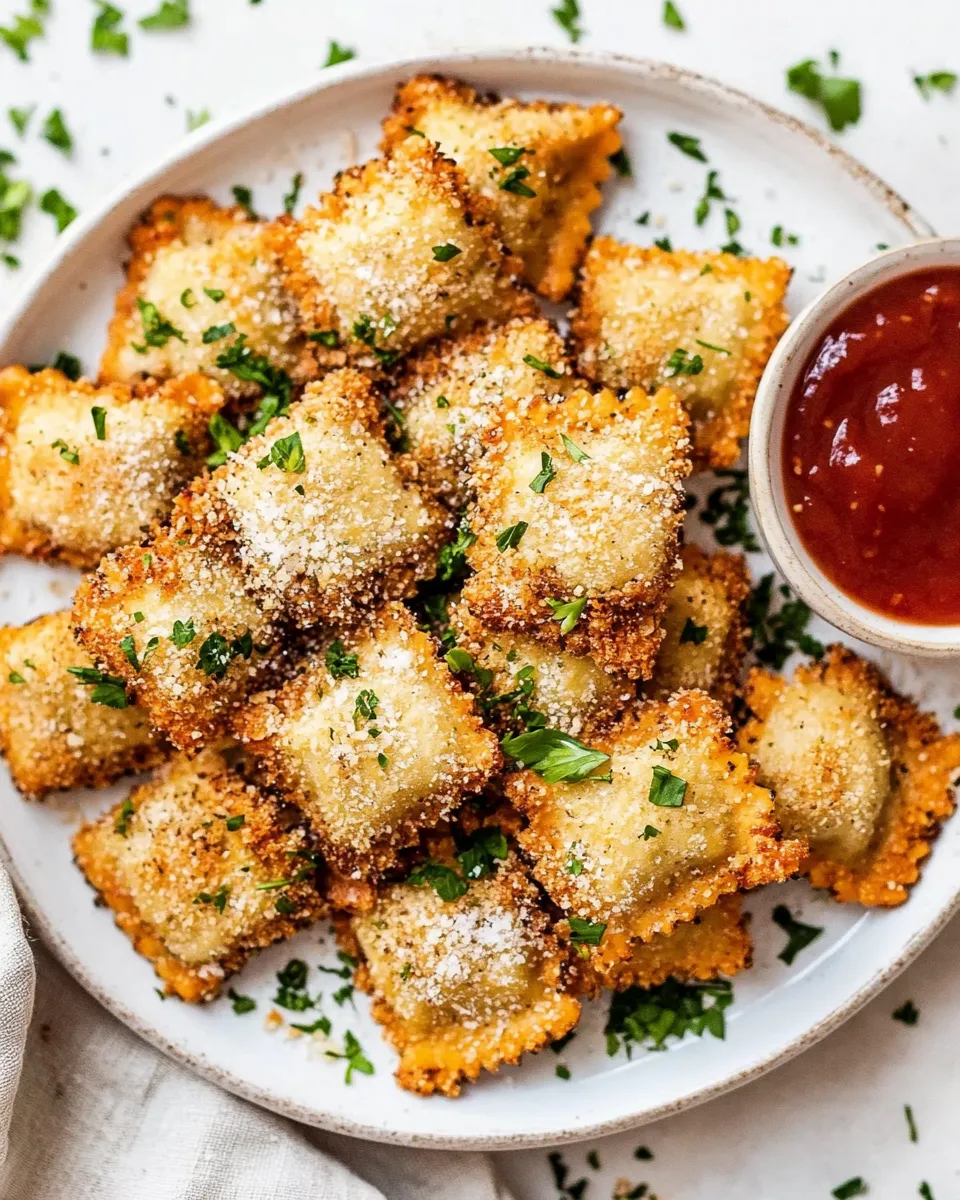 Easy Air Fryer Toasted Ravioli recipe photo