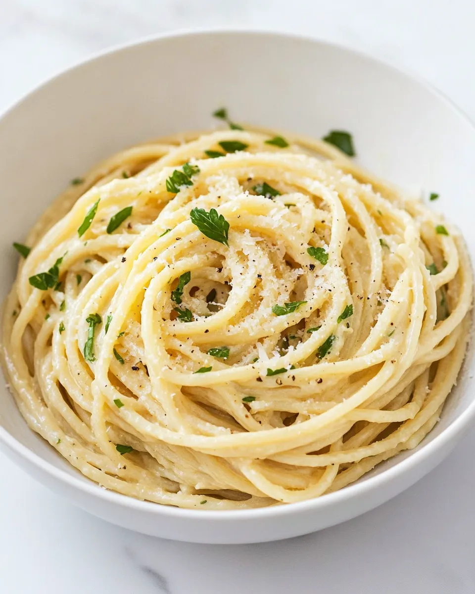 Classic Alfredo Spaghetti image