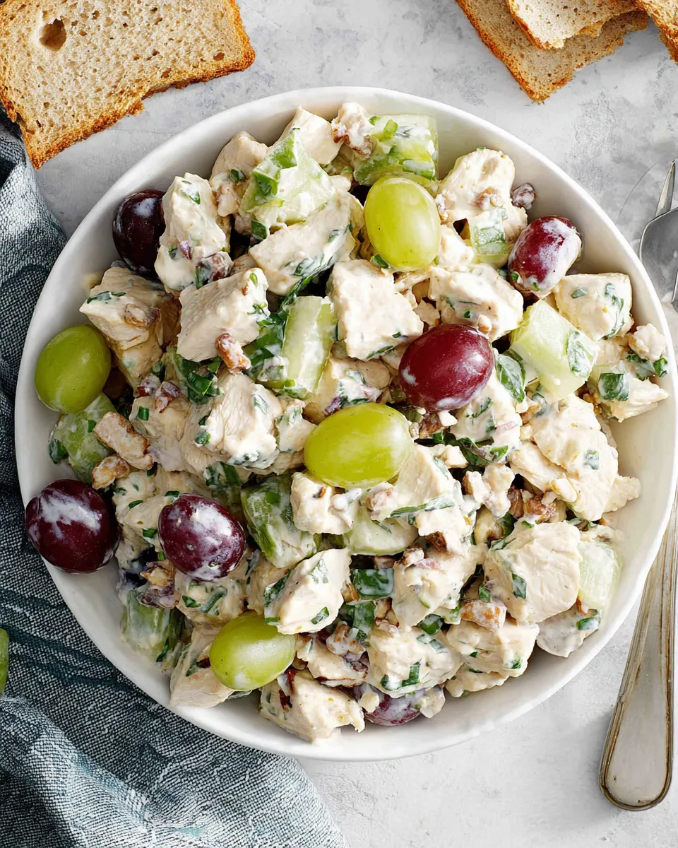 Delicious Amazing Chicken Salad Recipe (with Grapes) dish photo