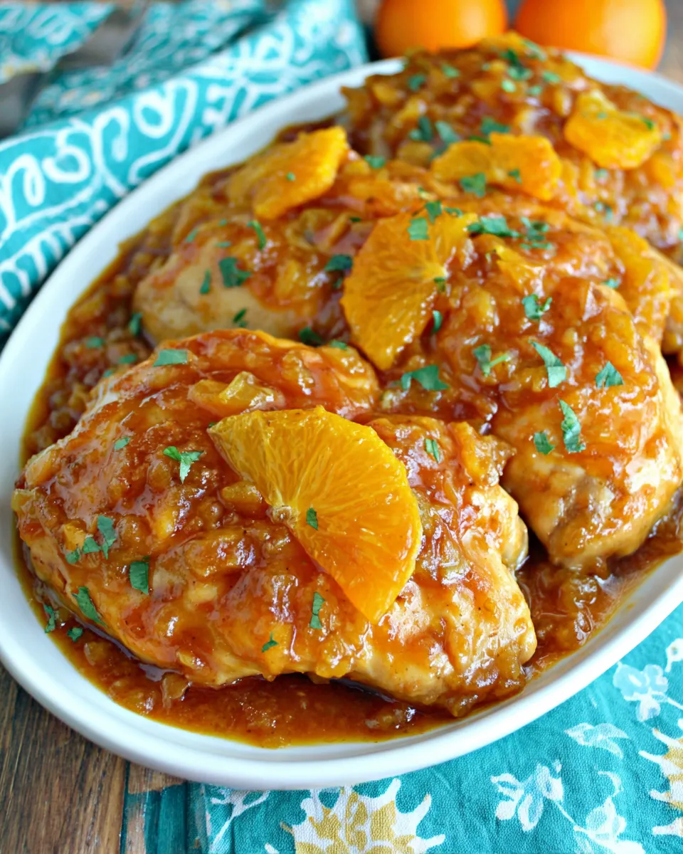 Homemade Apricot-Orange Slow Cooker Chicken photo