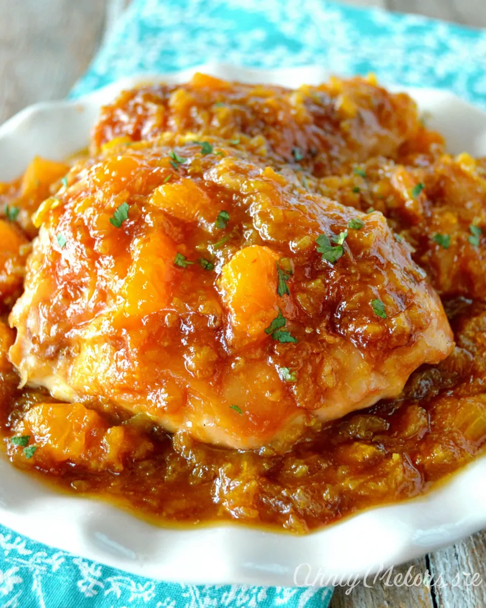 Classic Apricot-Orange Slow Cooker Chicken image